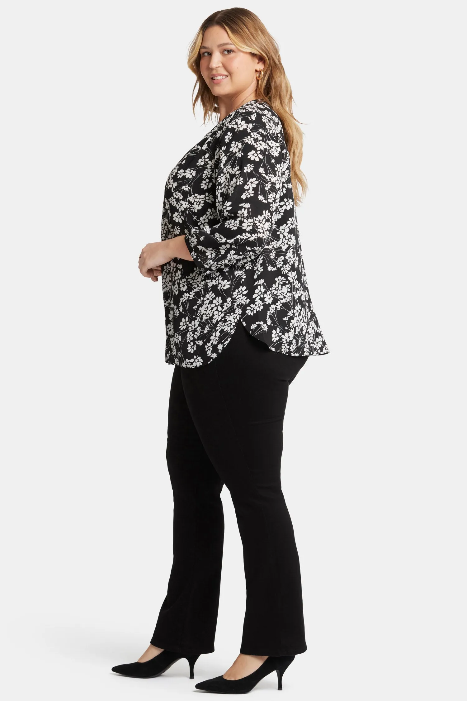 Pintuck Blouse In Plus Size - Stefania sold by NYDJ product image thumbnail 3