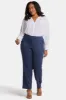 Marilyn Straight Pants In Plus Size - Oxford Navy sold by NYDJ