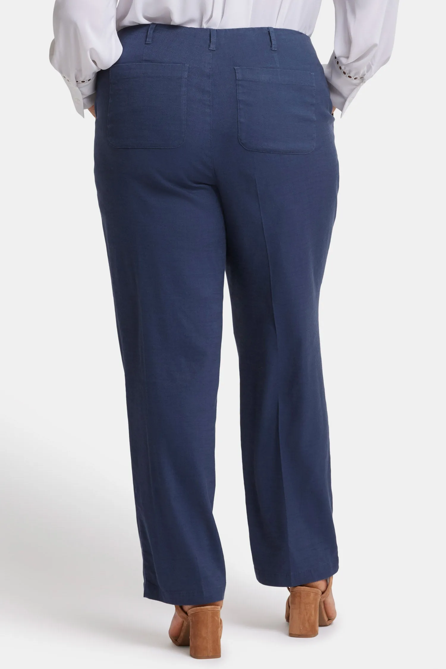Marilyn Straight Pants In Plus Size - Oxford Navy sold by NYDJ product image thumbnail 2