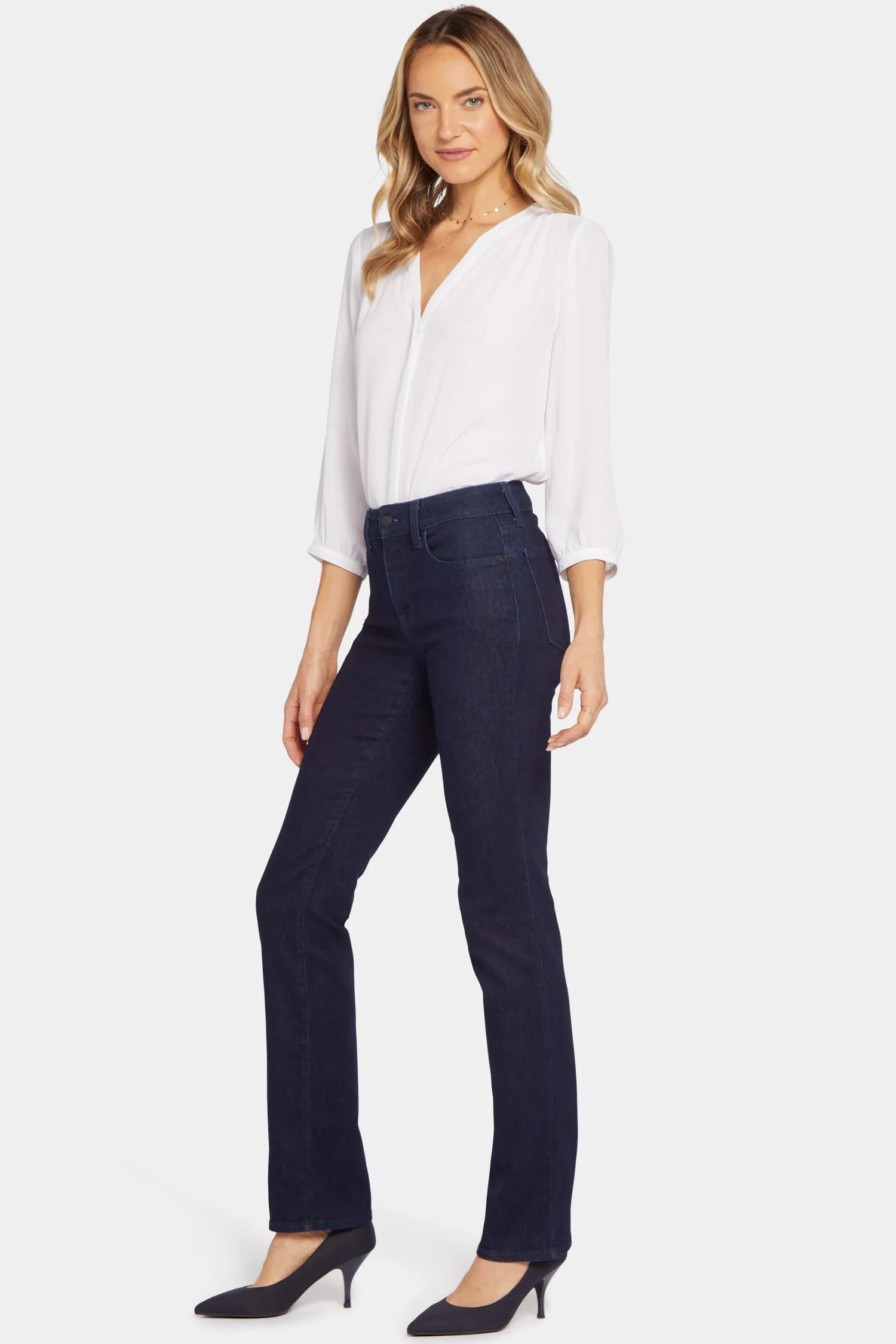 Marilyn Straight Jeans In Tall - Rinse sold by NYDJ product image thumbnail 5