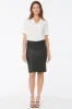 Pull-On Pencil Skirt - Jet Black sold by NYDJ