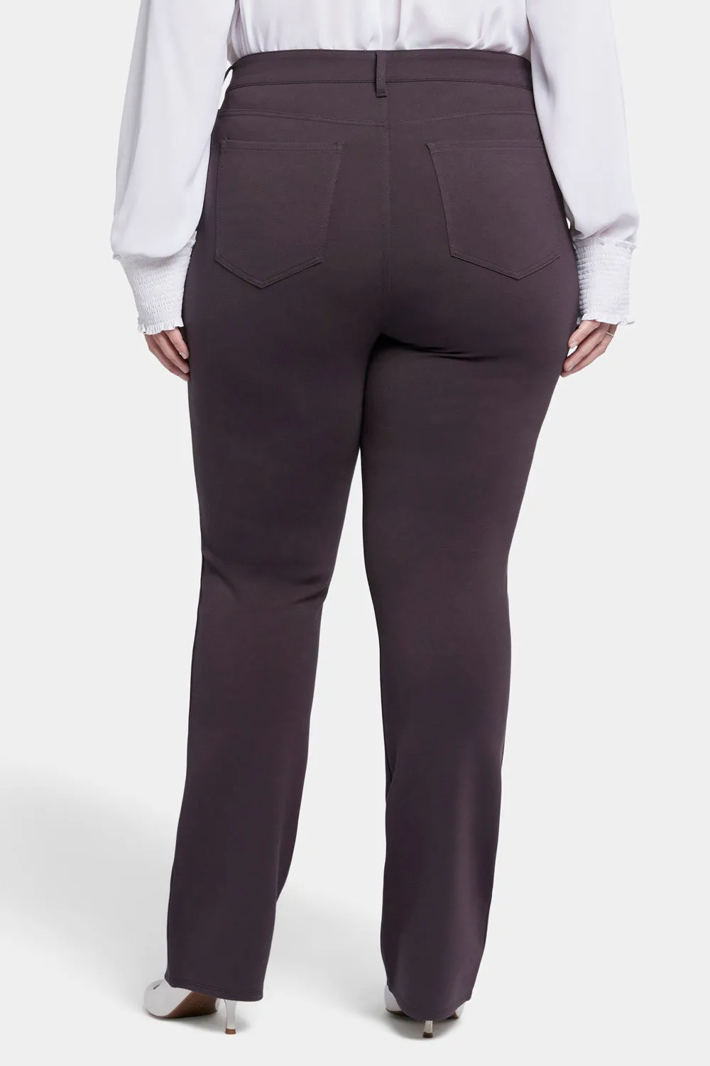 Marilyn Straight Pants In Plus Size - Cordovan sold by NYDJ product image thumbnail 2