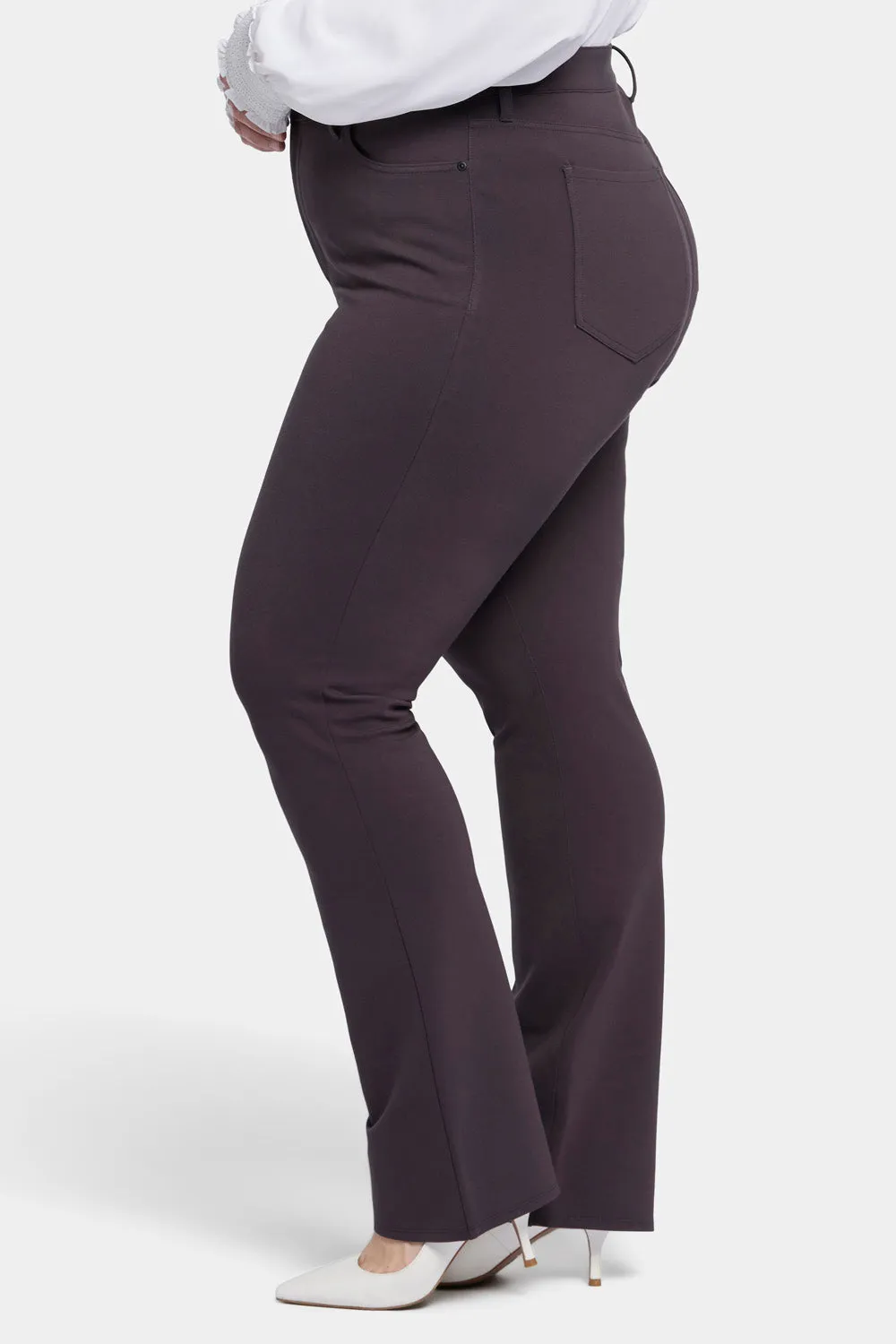 Marilyn Straight Pants In Plus Size - Cordovan sold by NYDJ product image thumbnail 3