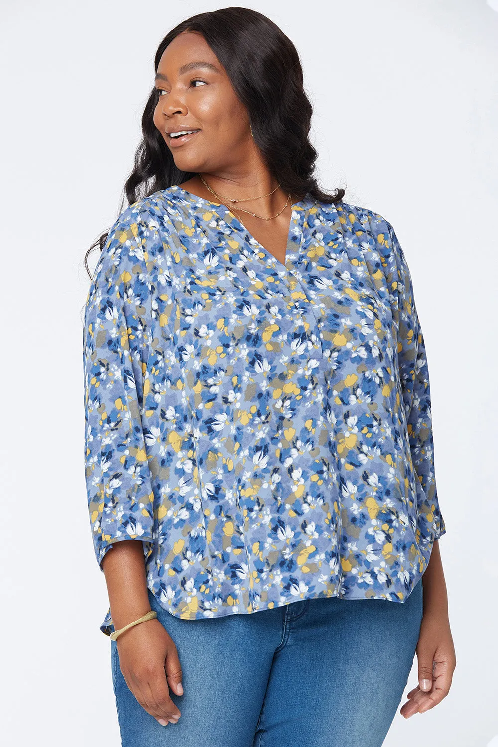 The Perfect Blouse - Lauro Blooms sold by NYDJ