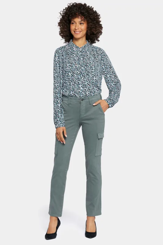 Sheri Slim Jeans - Sage Leaf sold by NYDJ
