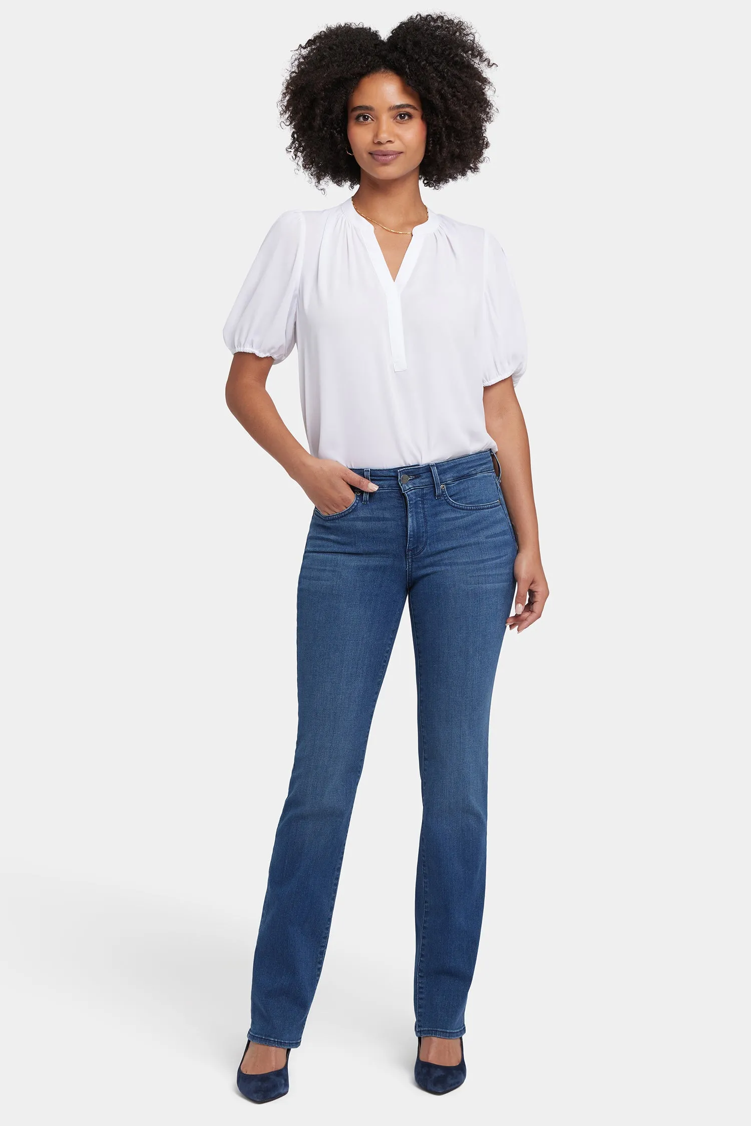 Marilyn Straight Jeans - Rendezvous sold by NYDJ