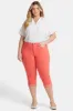 Marilyn Straight Crop Jeans In Plus Size - Fruit Punch sold by NYDJ