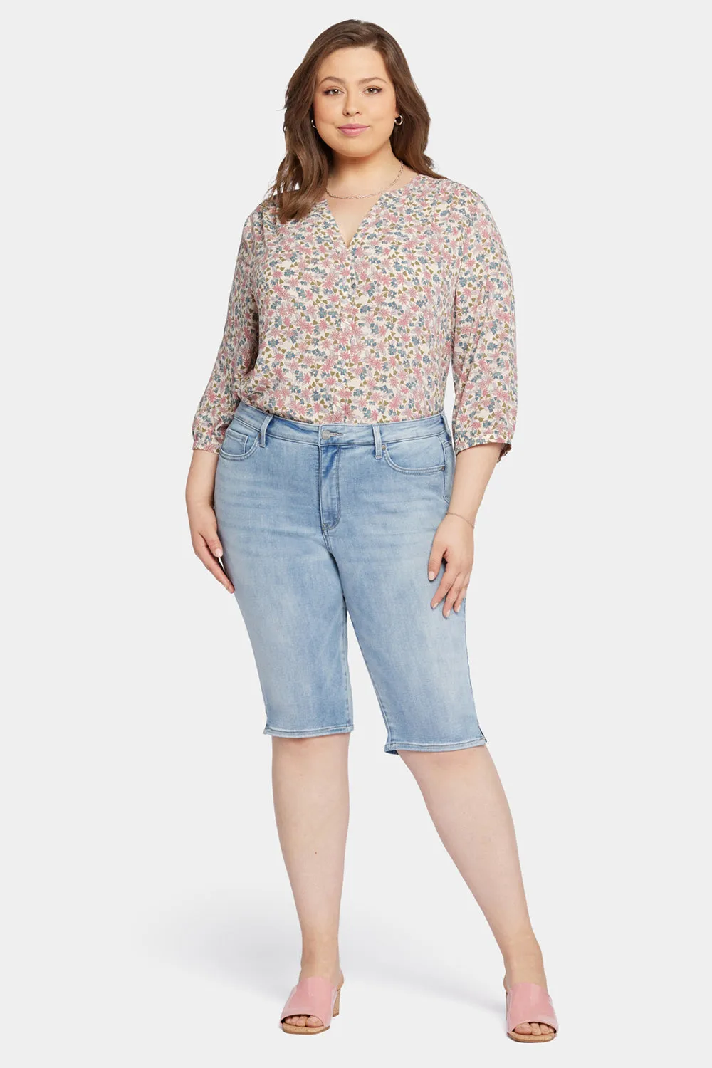 Bike Capri Jeans In Plus Size - Afterglow sold by NYDJ