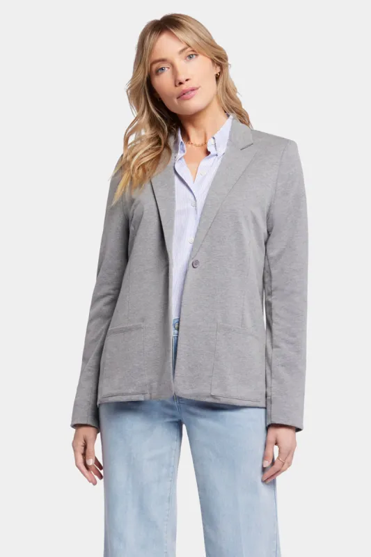 Sweatshirt Blazer - Light Heather Grey sold by NYDJ