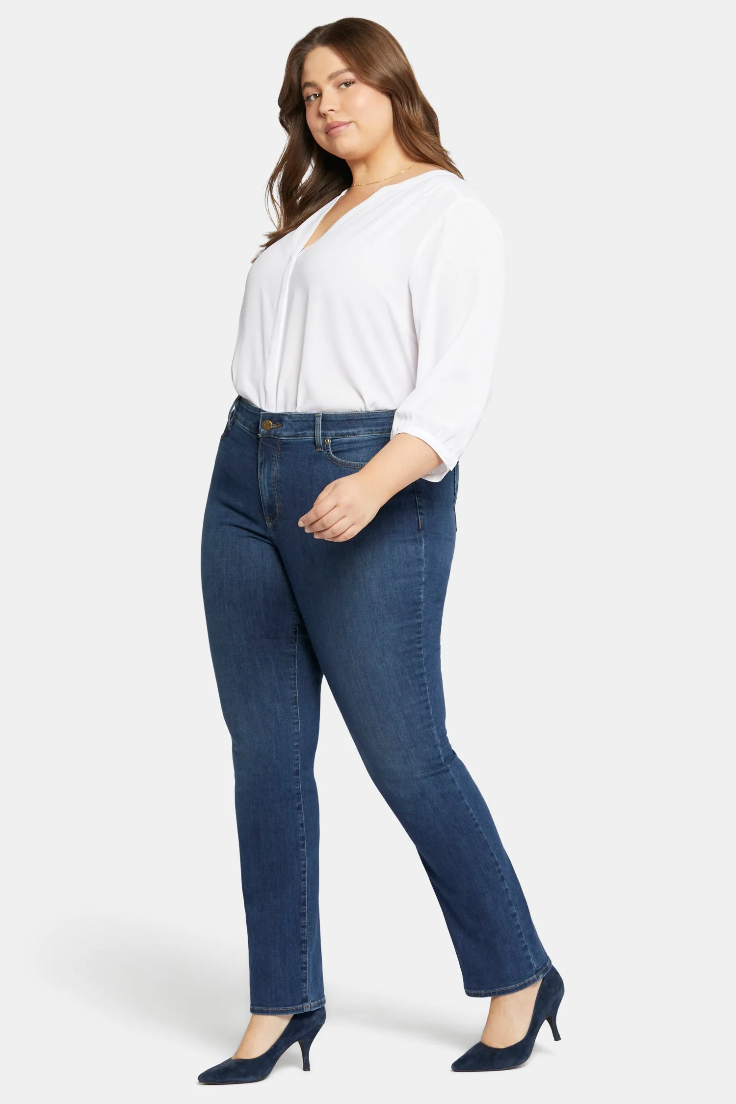 Marilyn Straight Jeans In Plus Size - Cooper sold by NYDJ product image thumbnail 5