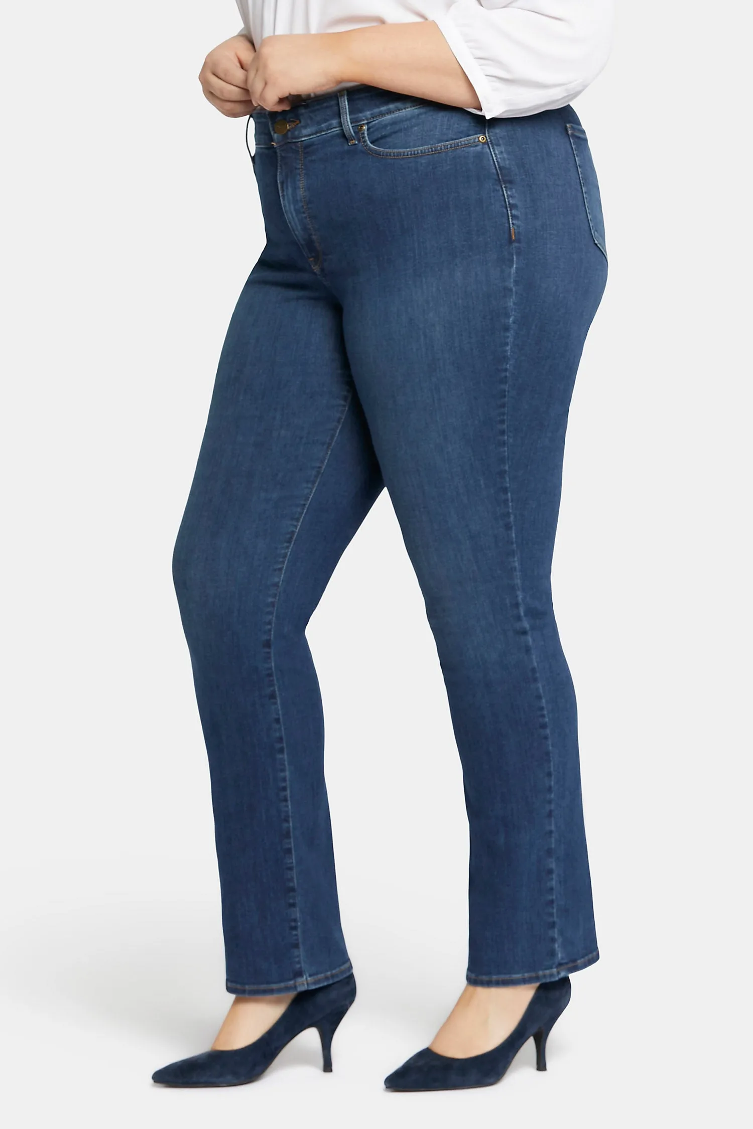 Marilyn Straight Jeans In Plus Size - Cooper sold by NYDJ product image thumbnail 3