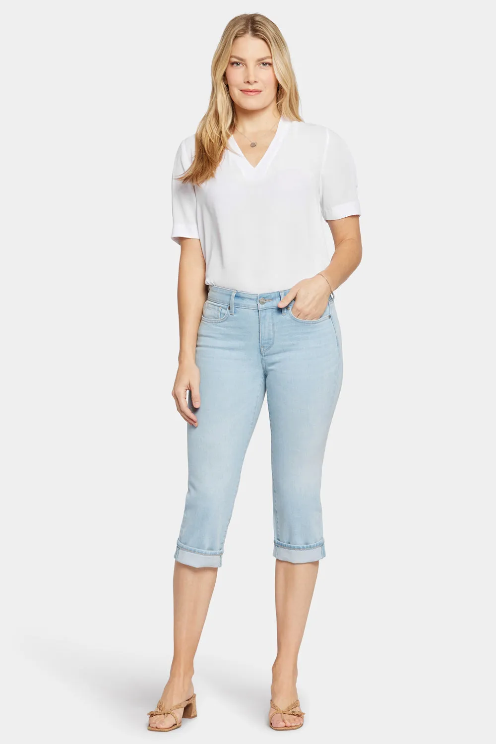 Marilyn Straight Crop Jeans - Brightside sold by NYDJ product image thumbnail 4