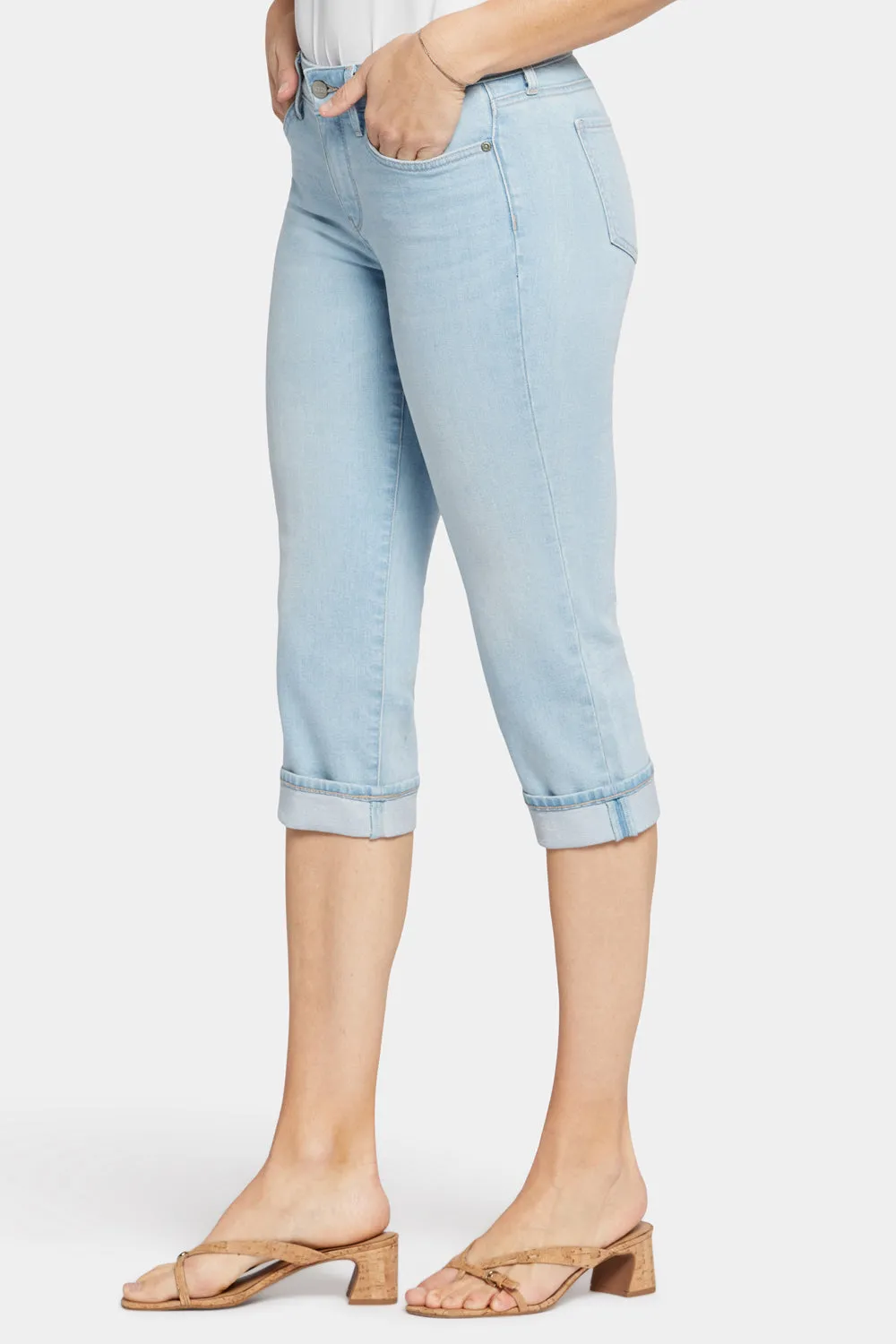 Marilyn Straight Crop Jeans - Brightside sold by NYDJ product image thumbnail 3