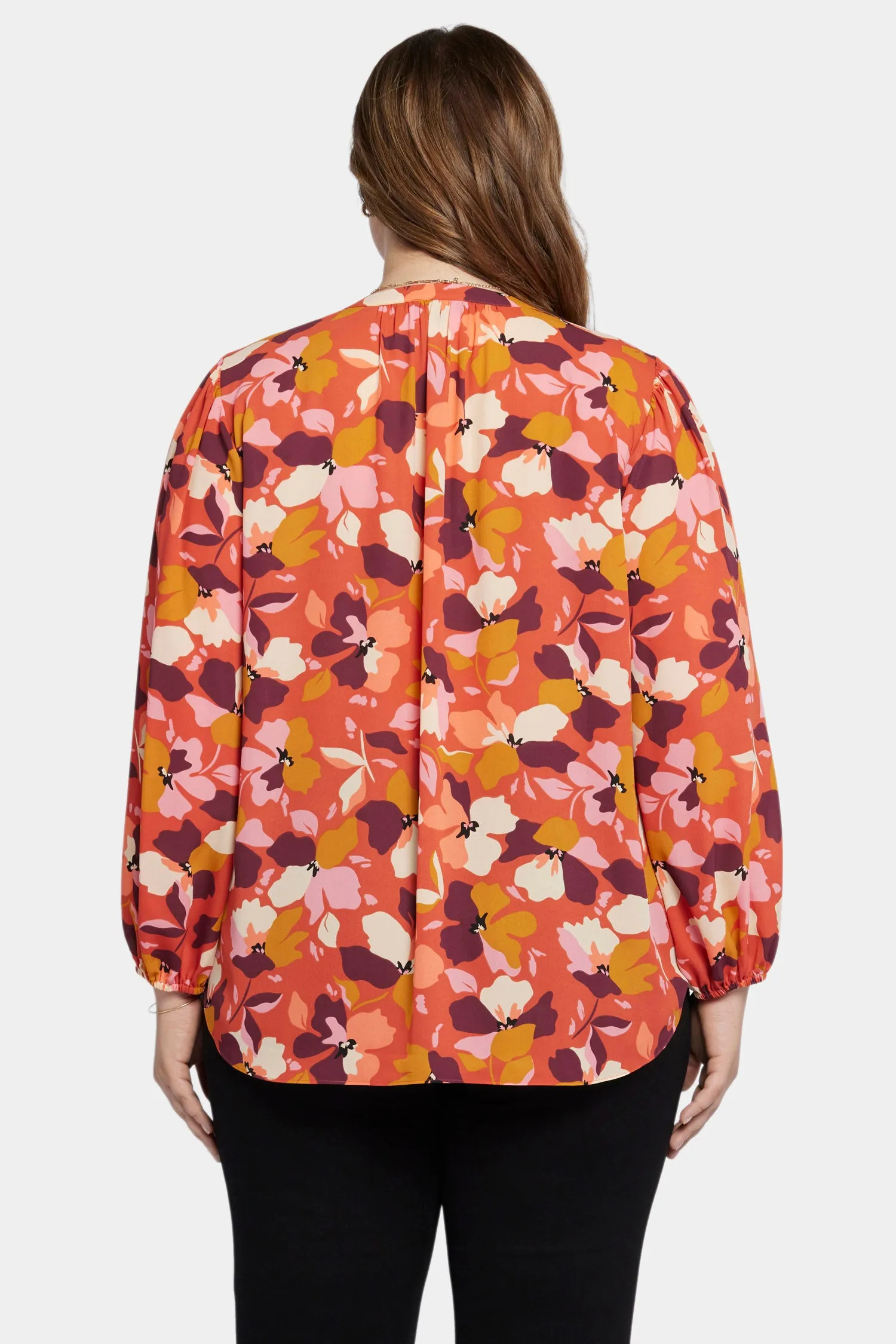 Puff Sleeve Popover Top In Plus Size - Gingervale sold by NYDJ product image thumbnail 2