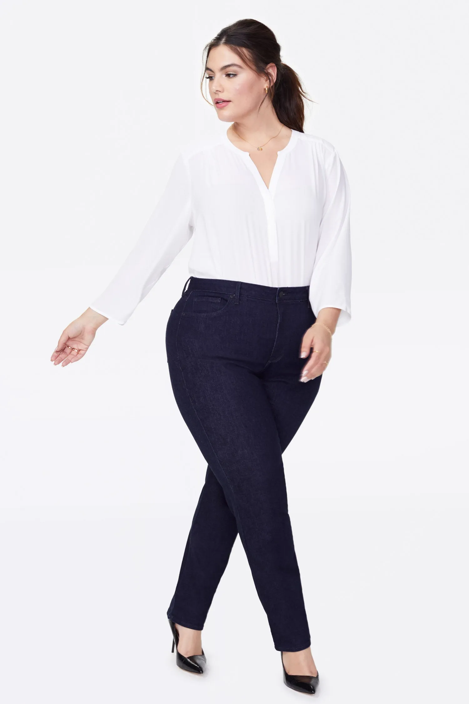 Sheri Slim Jeans In Plus Size - Rinse sold by NYDJ product image thumbnail 2
