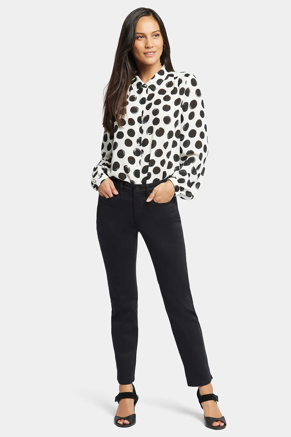 Sheri Slim Ankle Jeans - Black sold by NYDJ product image thumbnail 4