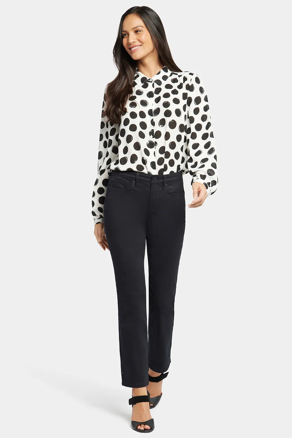 Sheri Slim Ankle Jeans - Black sold by NYDJ