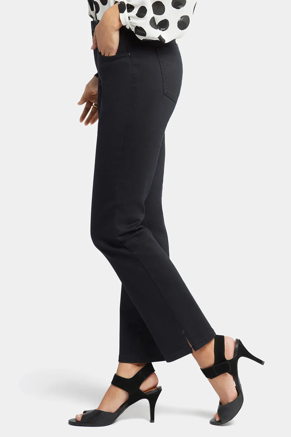 Sheri Slim Ankle Jeans - Black sold by NYDJ product image thumbnail 3