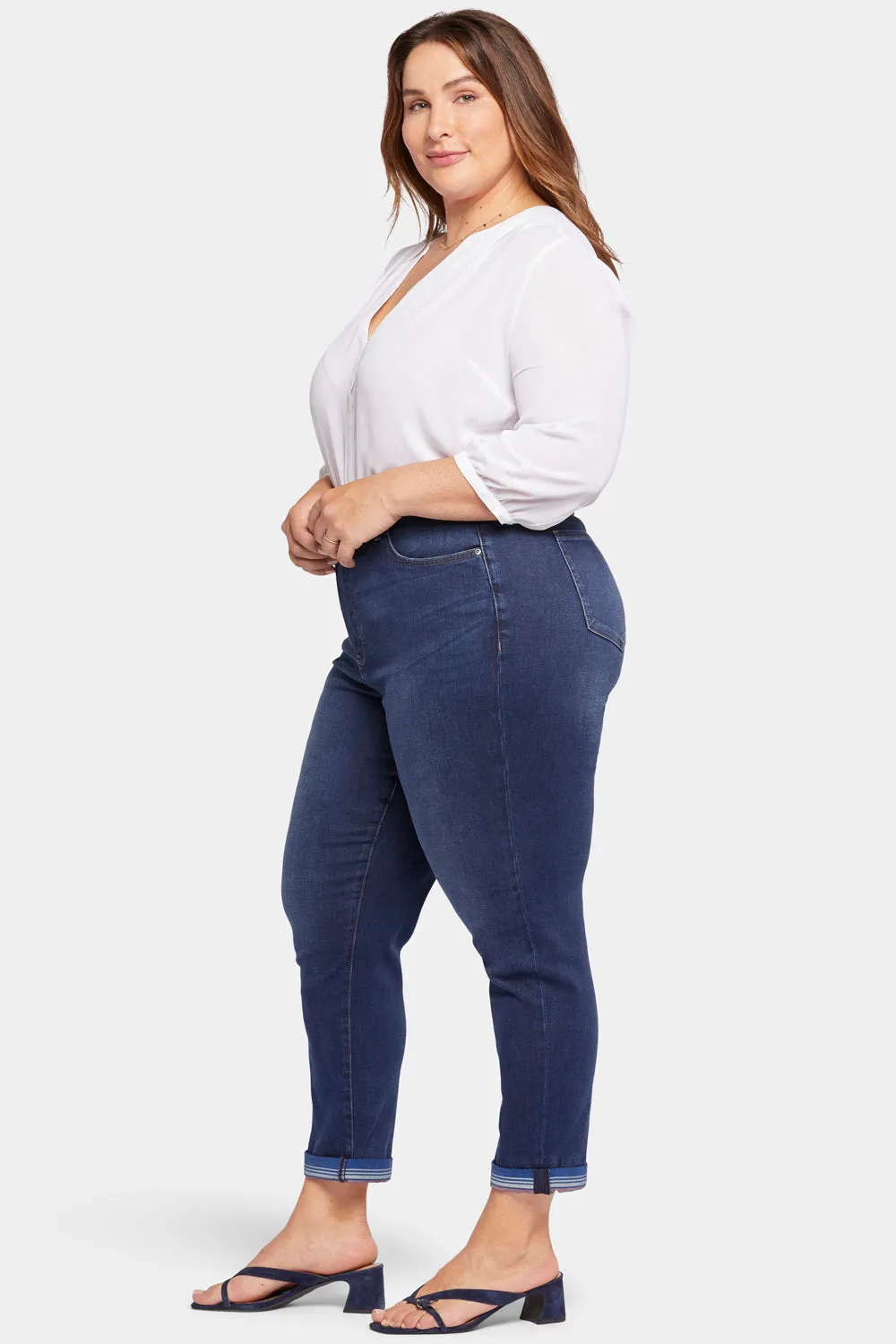 Margot Girlfriend Jeans In Plus Size - Blue Moon sold by NYDJ product image thumbnail 5