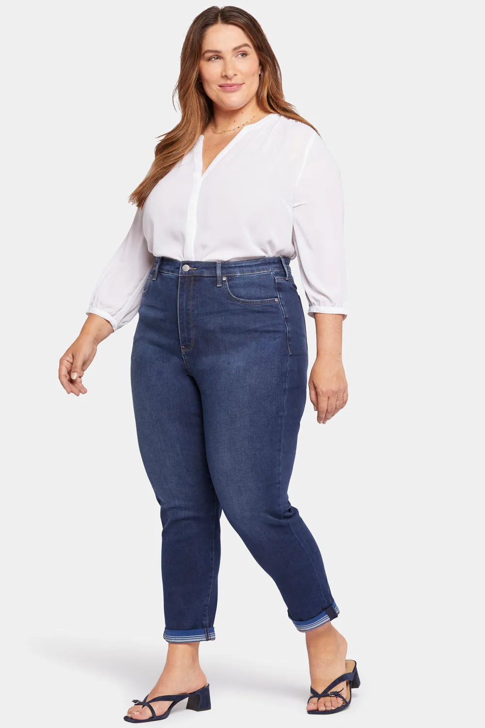 Margot Girlfriend Jeans In Plus Size - Blue Moon sold by NYDJ product image thumbnail 4