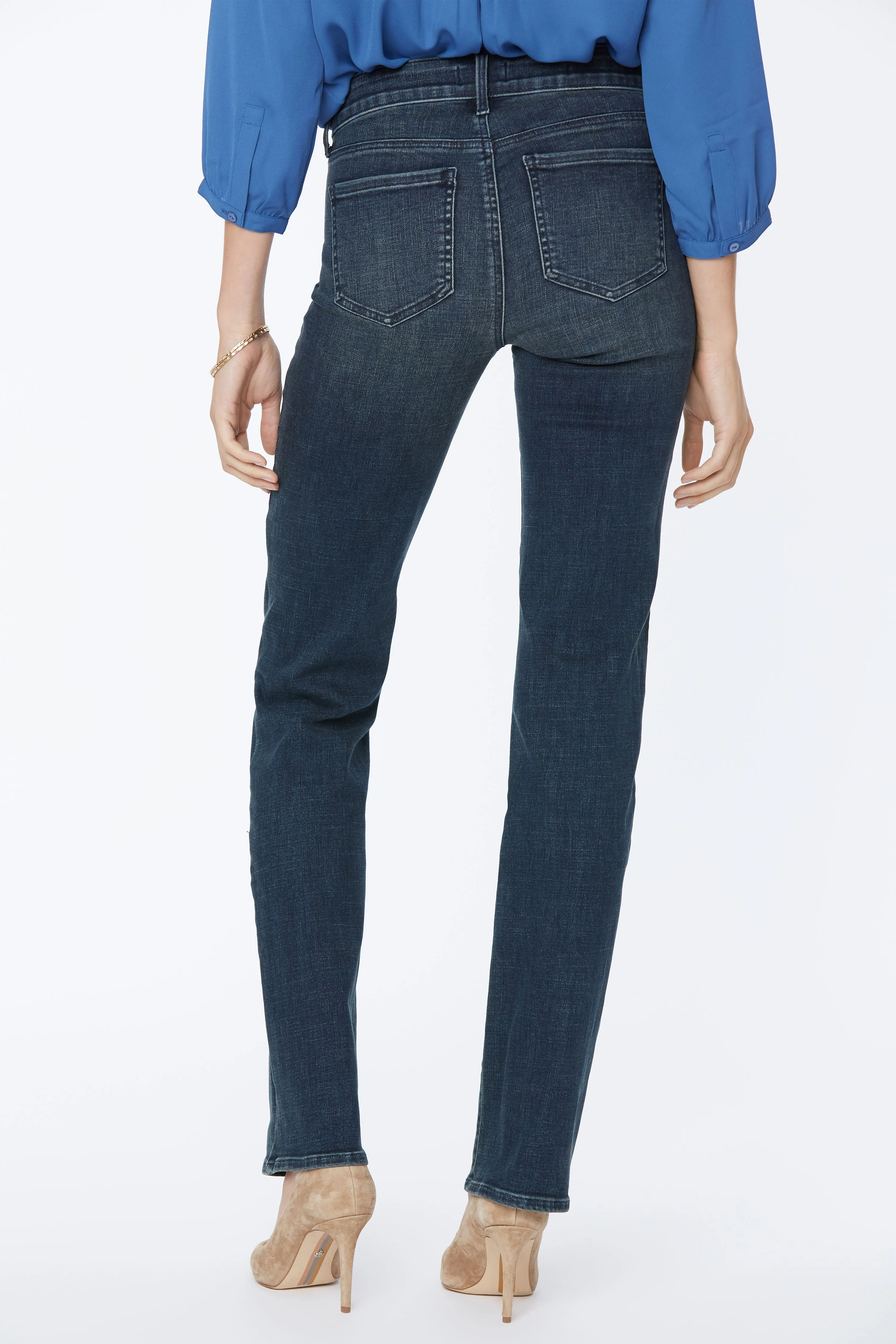 Marilyn Straight Jeans In Petite - Prosperity sold by NYDJ product image thumbnail 3