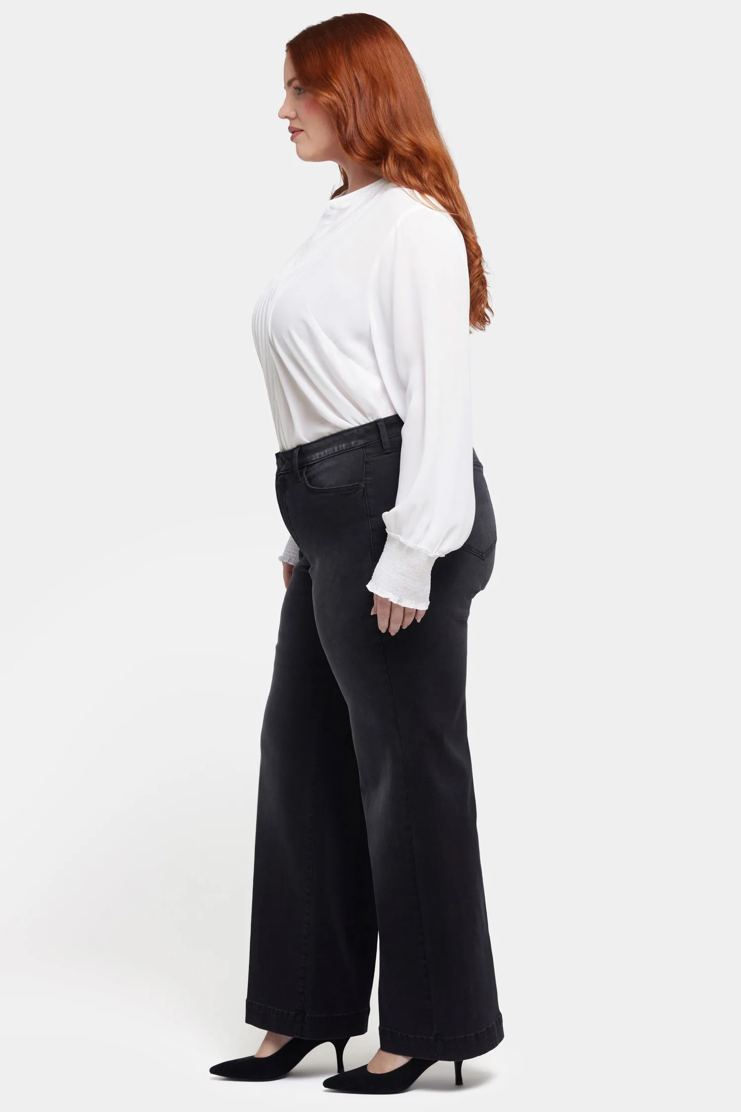 Teresa Wide Leg Jeans In Plus Size - Crosswinds sold by NYDJ product image thumbnail 5