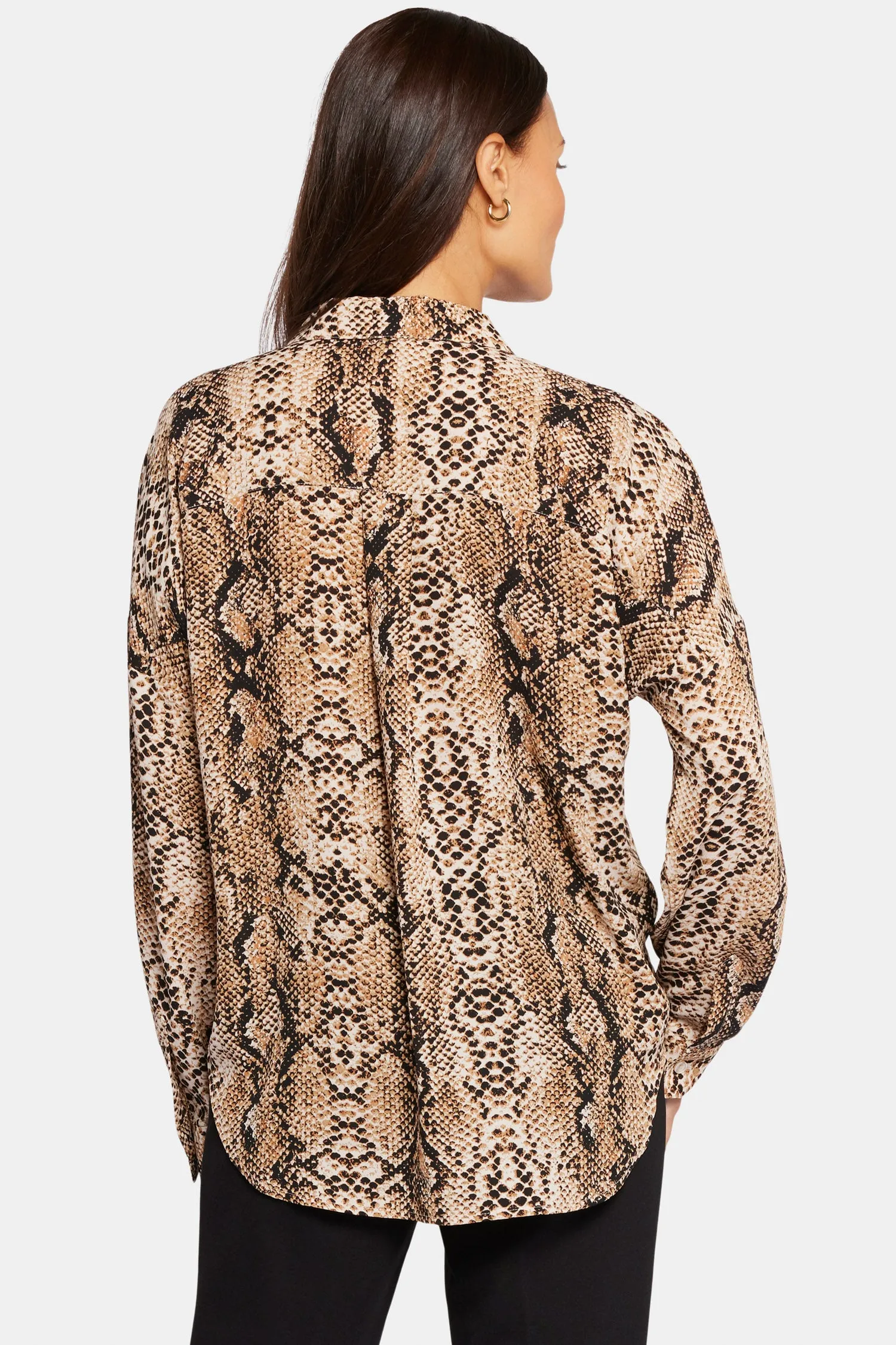 Becky Blouse - Victorian Python Pink Taupe sold by NYDJ product image thumbnail 2