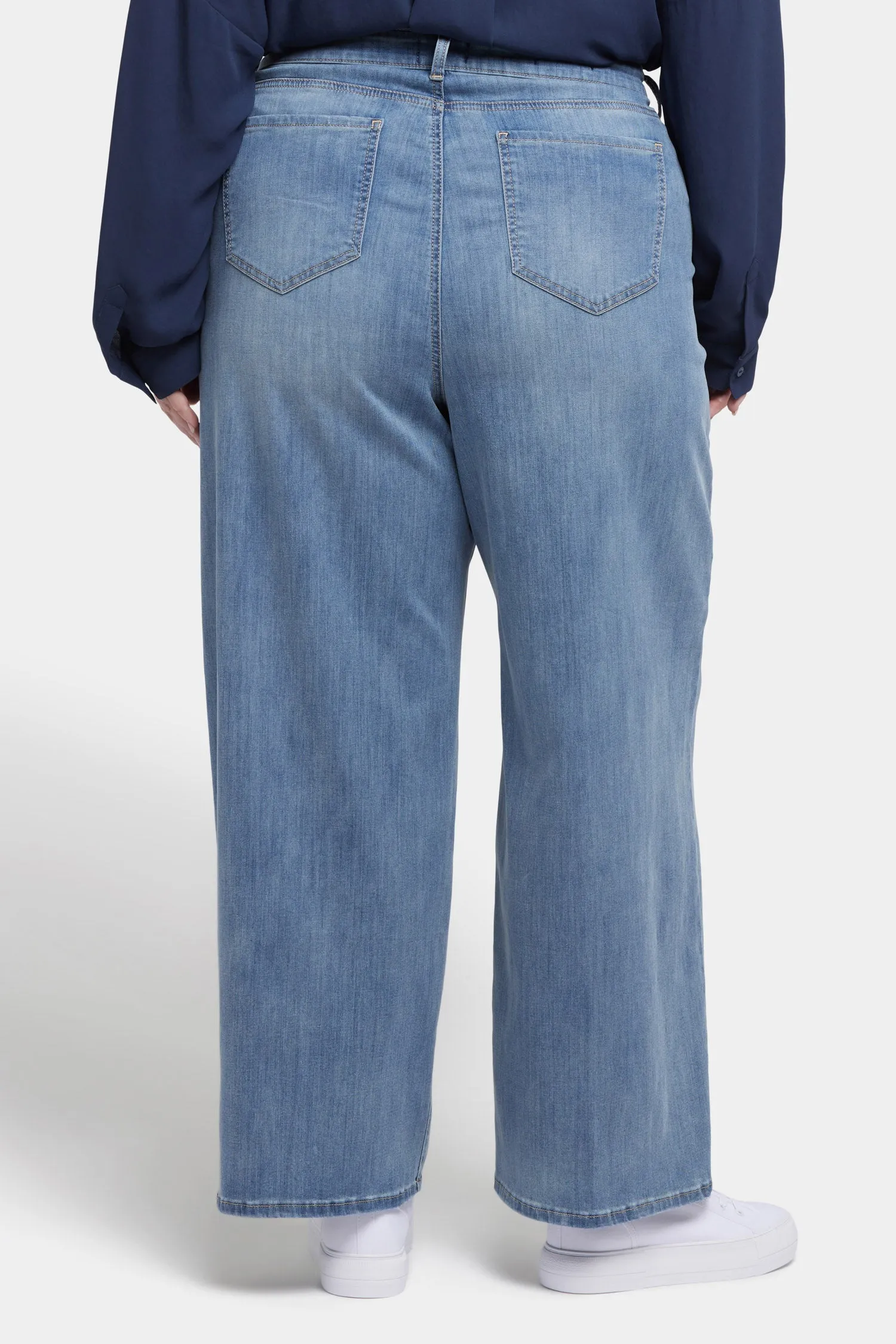 Teresa Wide Leg Ankle Jeans In Plus Size - Indigo Stream sold by NYDJ product image thumbnail 2