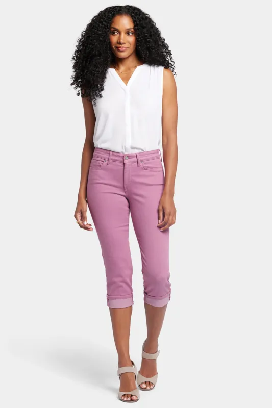 Marilyn Straight Crop Jeans - Mauve Haze sold by NYDJ