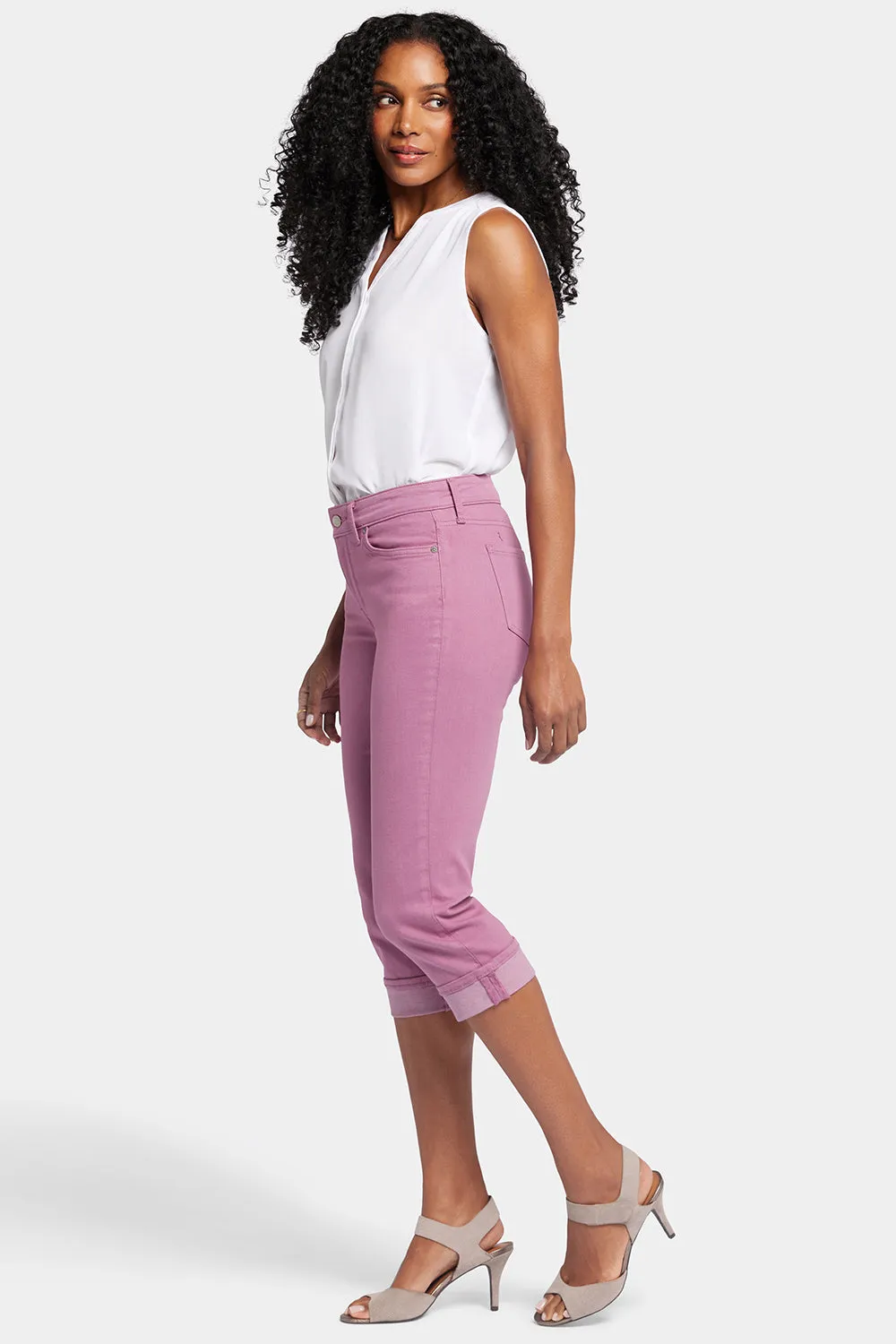 Marilyn Straight Crop Jeans - Mauve Haze sold by NYDJ product image thumbnail 5