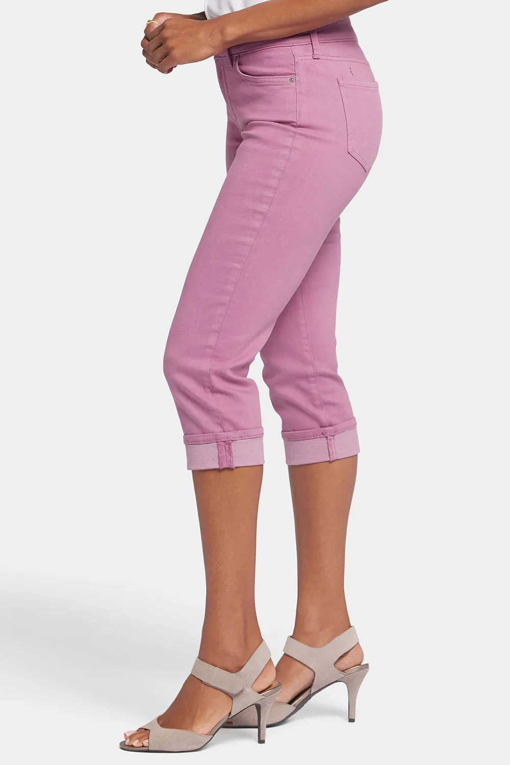 Marilyn Straight Crop Jeans - Mauve Haze sold by NYDJ product image thumbnail 3