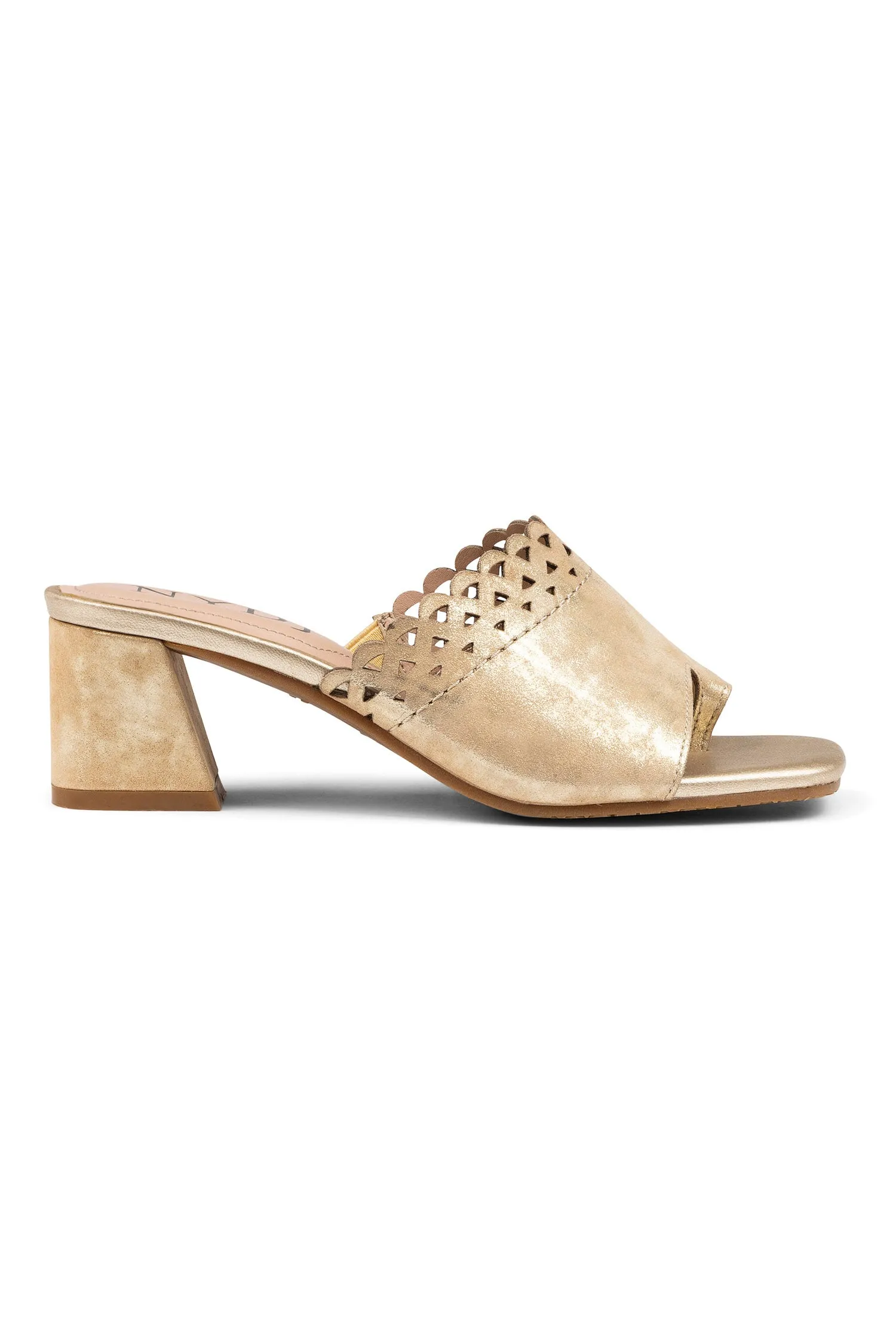 Alanah Mule Sandals - Natural Light Gold sold by NYDJ product image thumbnail 2