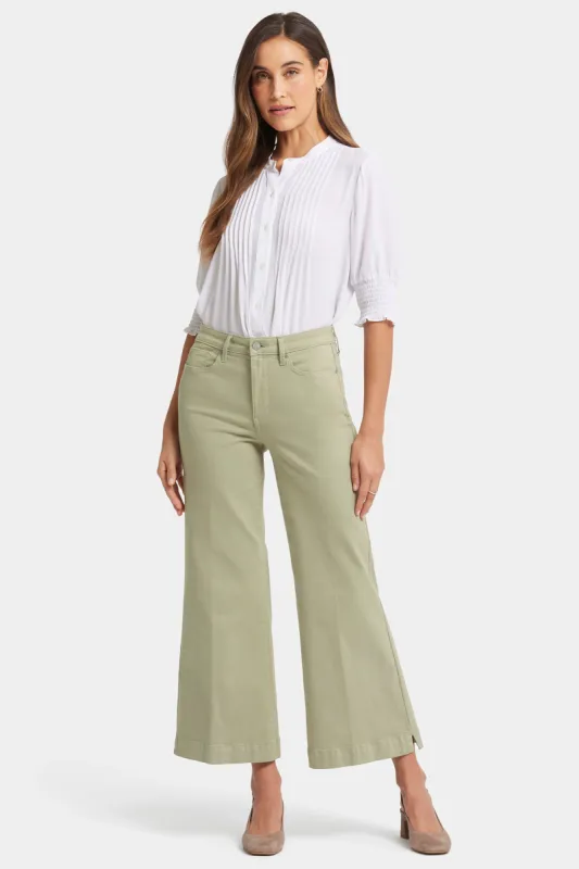 Mia Palazzo Ankle Jeans - Juniper Green sold by NYDJ