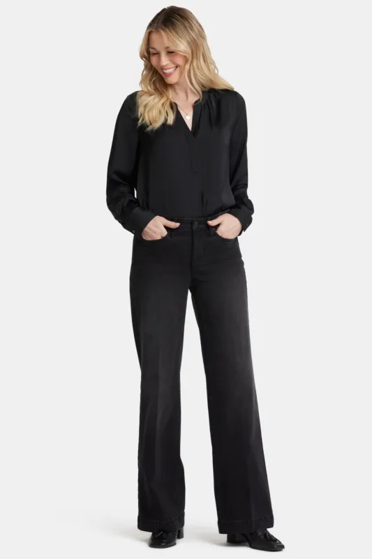 Teresa Wide Leg Jeans - Crosswinds sold by NYDJ