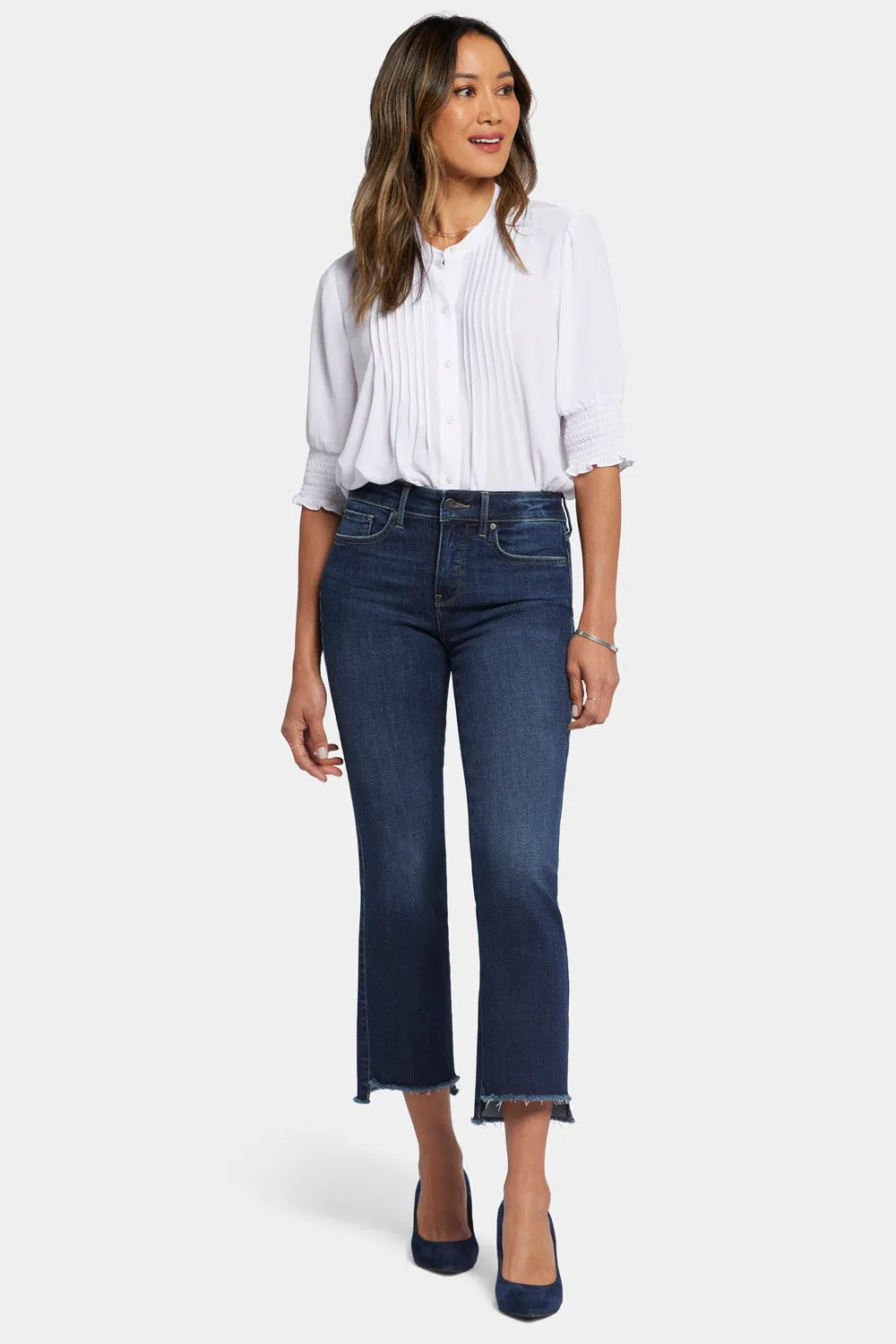 Marilyn Straight Ankle Jeans - Lotus Gardens sold by NYDJ