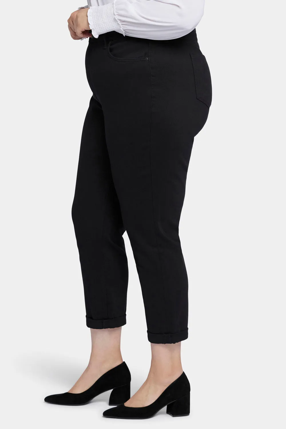 Margot Girlfriend Jeans In Petite Plus Size - Black sold by NYDJ product image thumbnail 3