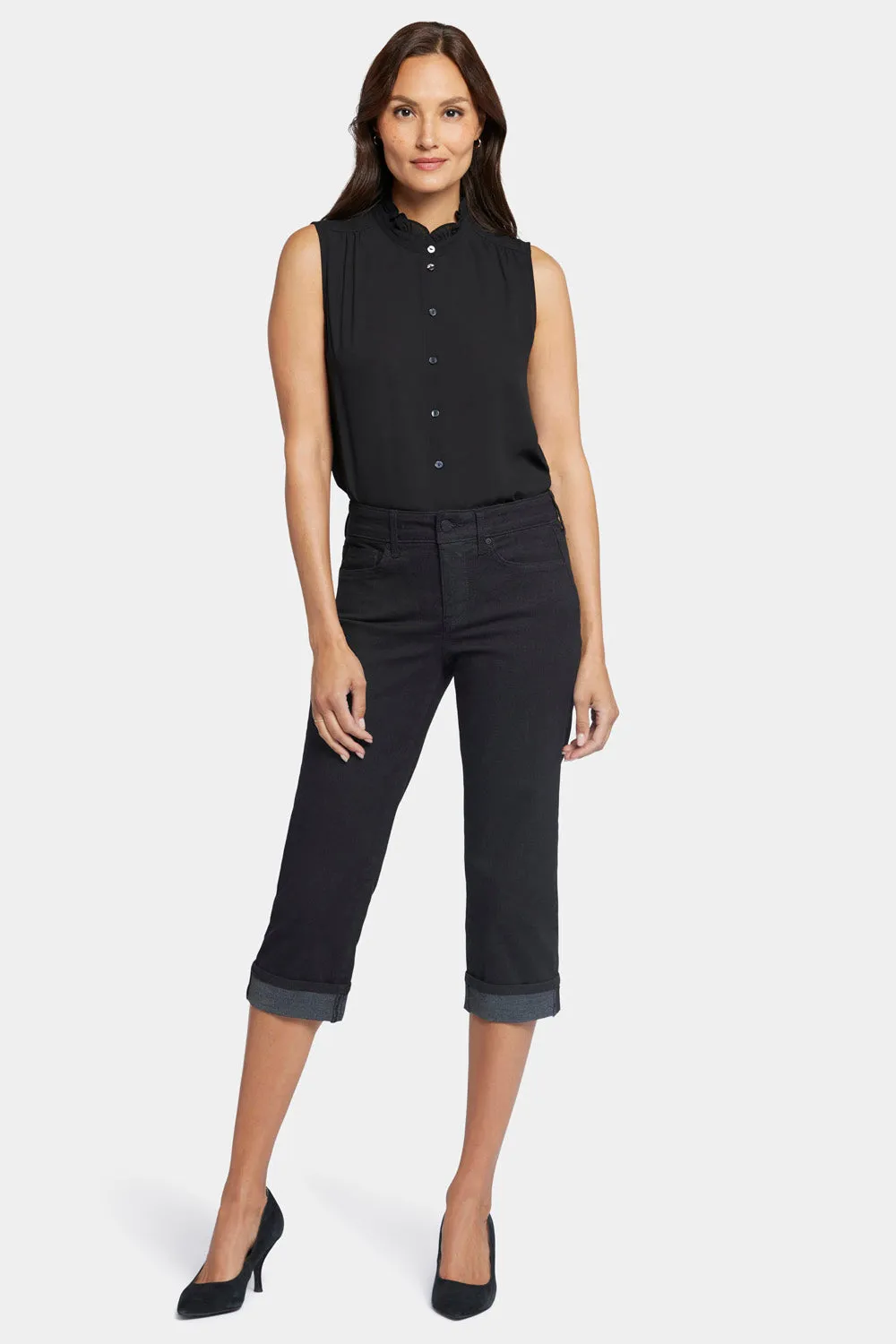 Marilyn Straight Crop Jeans - Black sold by NYDJ product image thumbnail 4