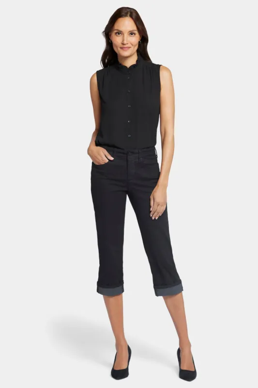 Marilyn Straight Crop Jeans - Black sold by NYDJ