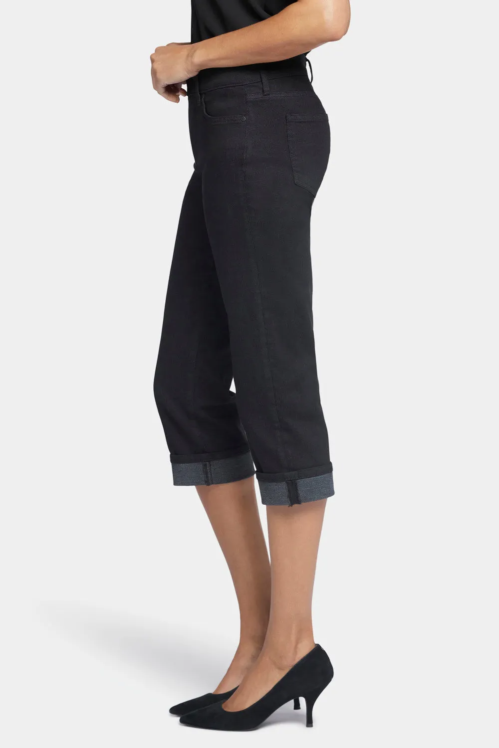 Marilyn Straight Crop Jeans - Black sold by NYDJ product image thumbnail 3