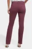 Marilyn Straight Jeans In Petite - Dark Cherry sold by NYDJ