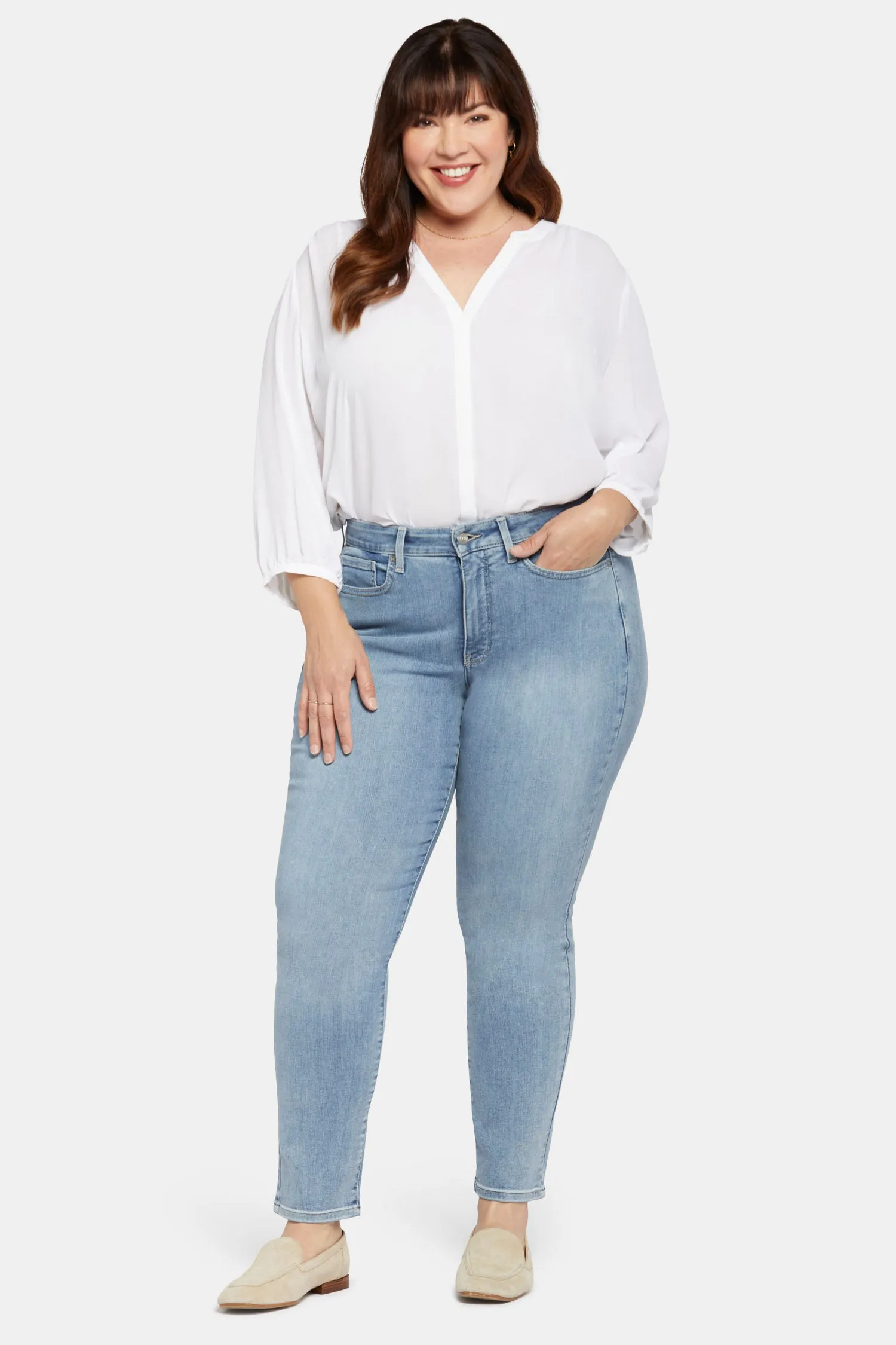 Sheri Slim Jeans In Plus Size - Haley sold by NYDJ product image thumbnail 4