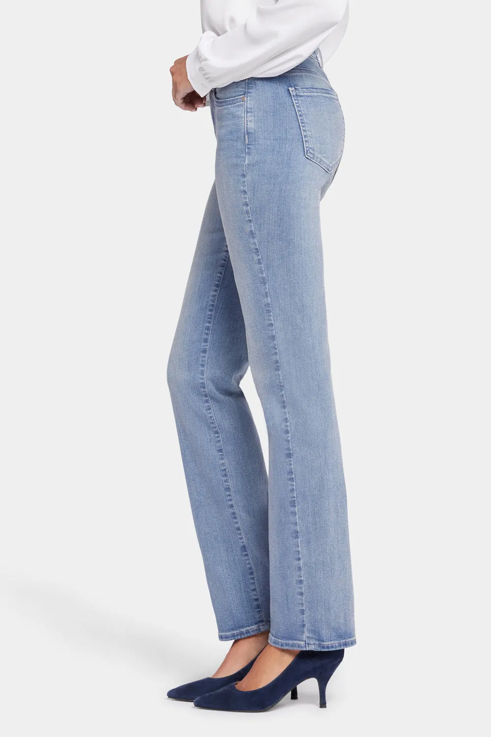 Marilyn Straight Jeans In Petite - Thistle Falls sold by NYDJ product image thumbnail 3
