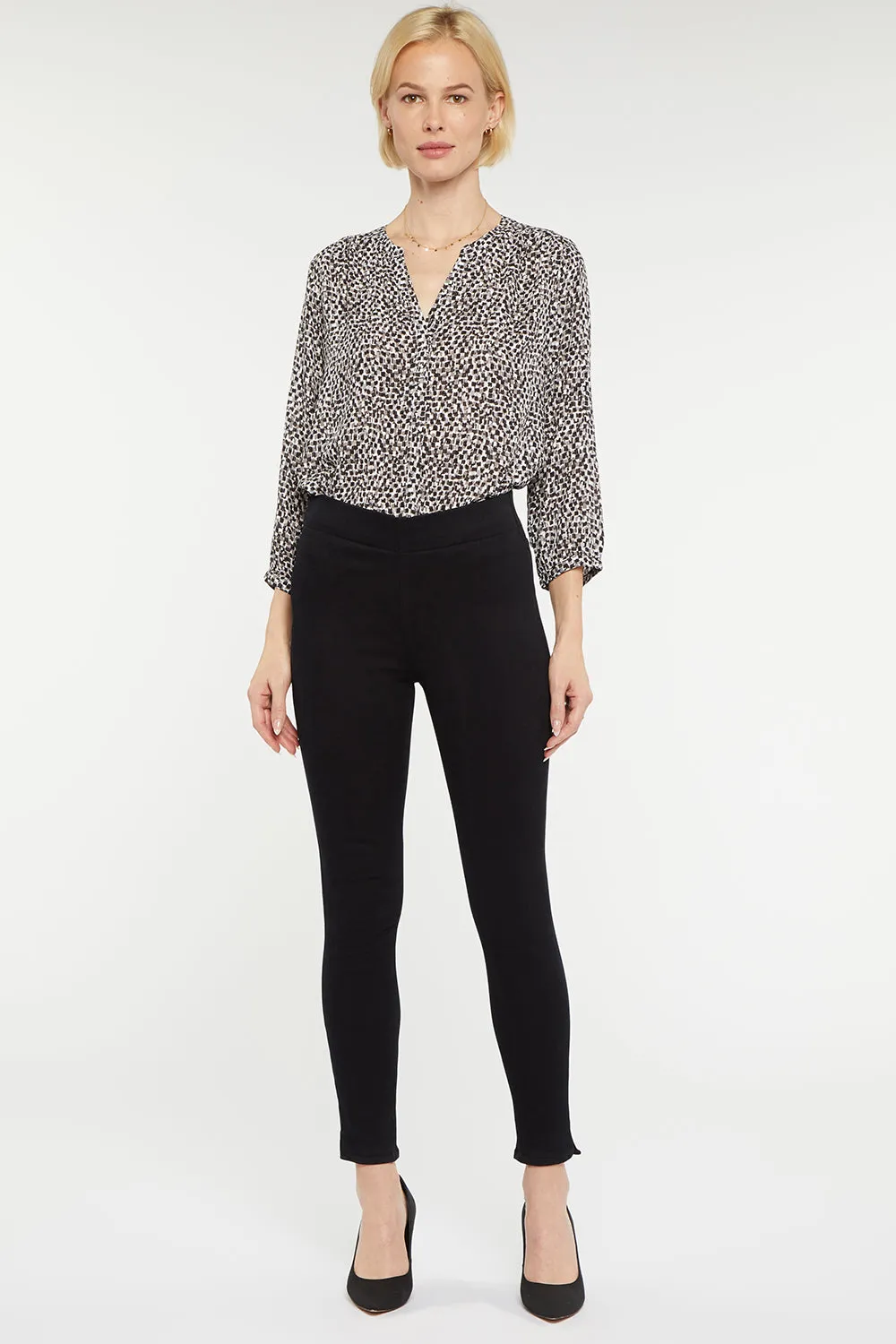 Super Skinny Ankle Pull-On Jeans - Black sold by NYDJ product image thumbnail 4