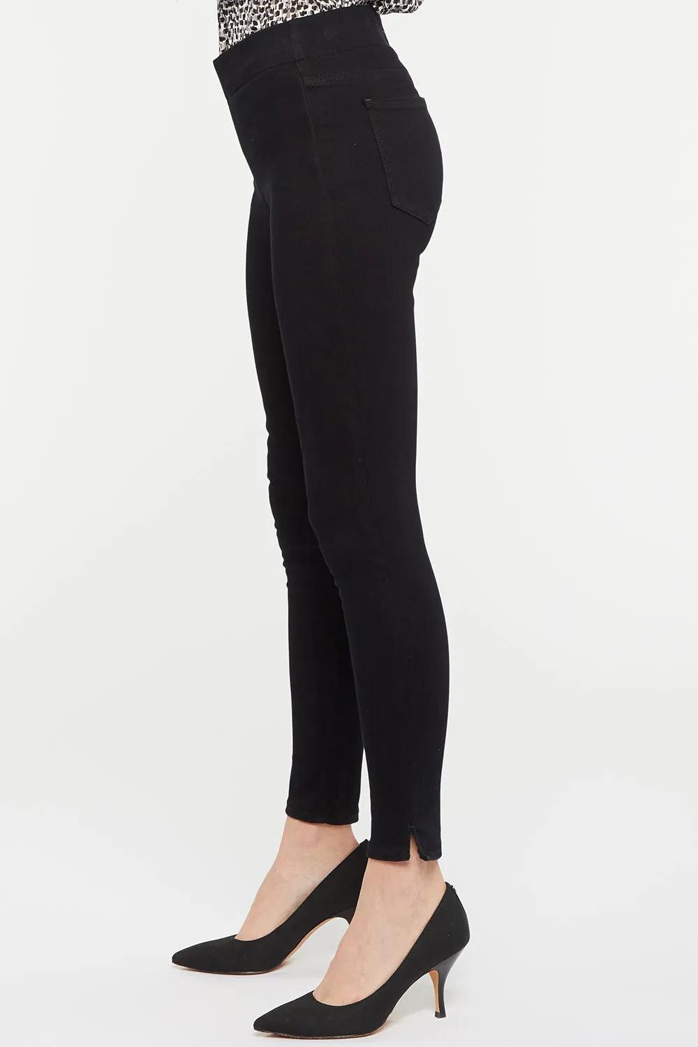 Super Skinny Ankle Pull-On Jeans - Black sold by NYDJ product image thumbnail 3