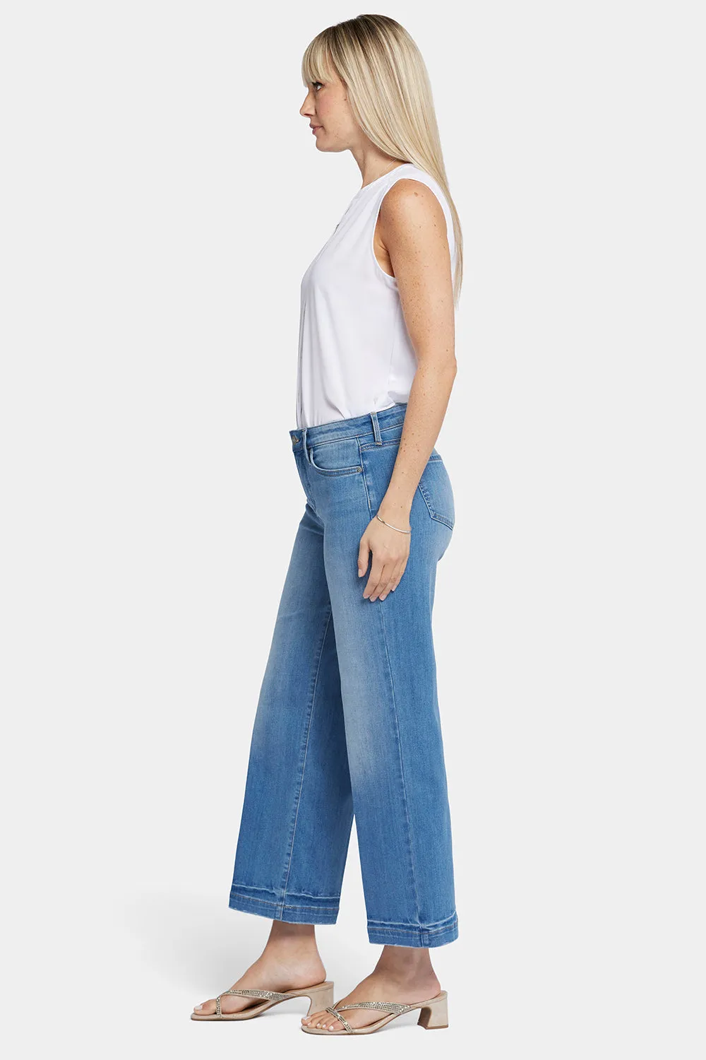 Teresa Wide Leg Ankle Jeans - Riviera Sky sold by NYDJ product image thumbnail 5