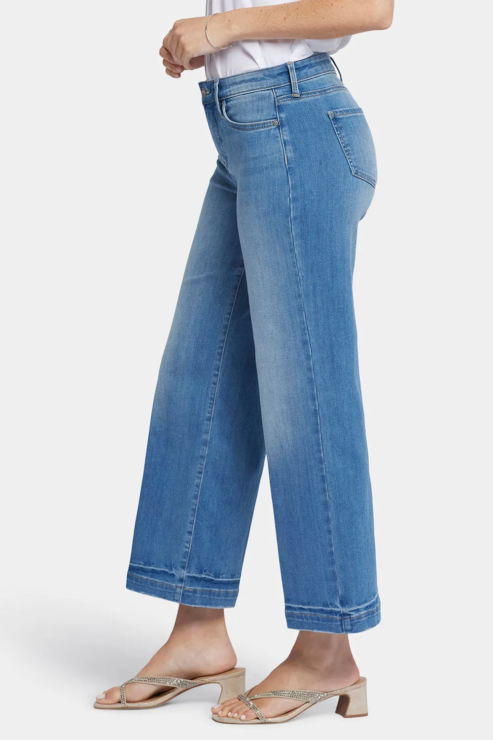 Teresa Wide Leg Ankle Jeans - Riviera Sky sold by NYDJ product image thumbnail 3