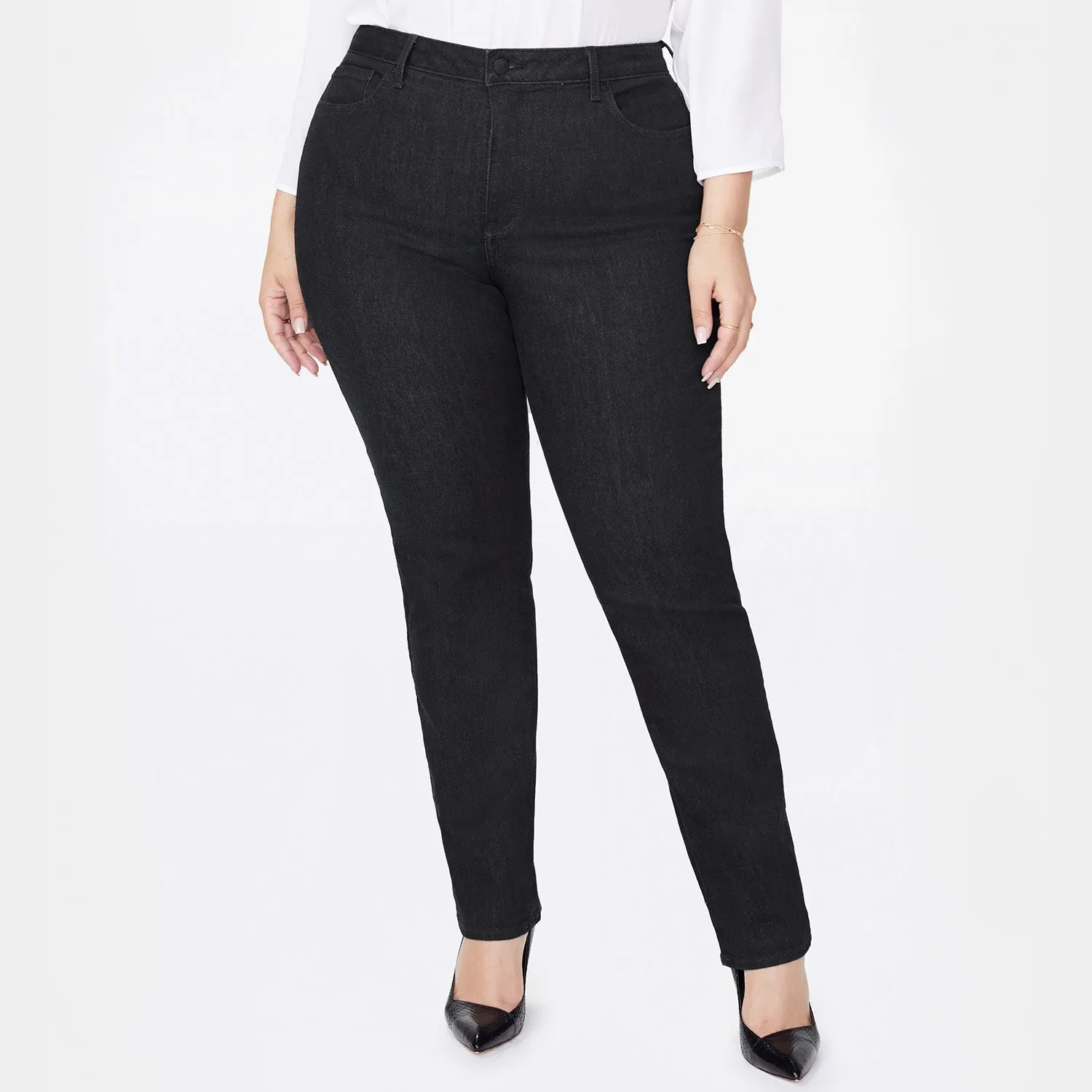 Sheri Slim Jeans In Plus Size - Black sold by NYDJ product image thumbnail 4