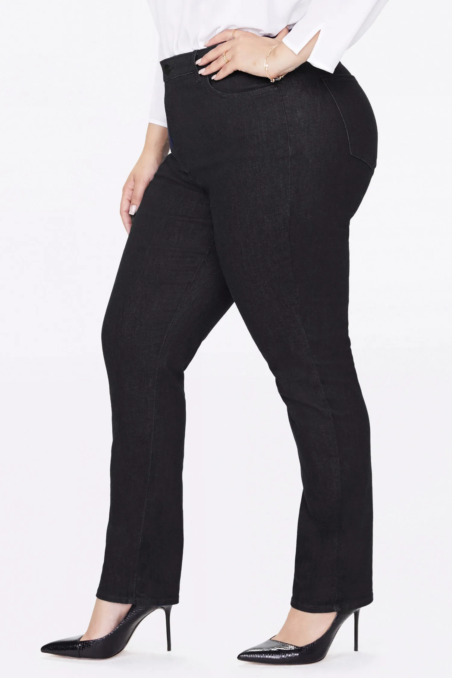 Sheri Slim Jeans In Plus Size - Black sold by NYDJ product image thumbnail 3