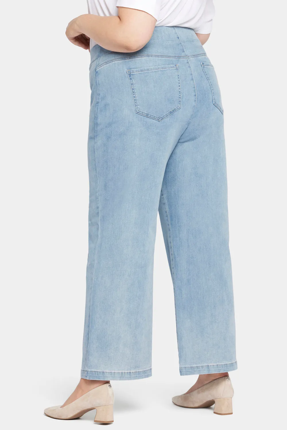Pull-On Teresa Wide Leg Jeans In Plus Size - Crystalline sold by NYDJ product image thumbnail 2