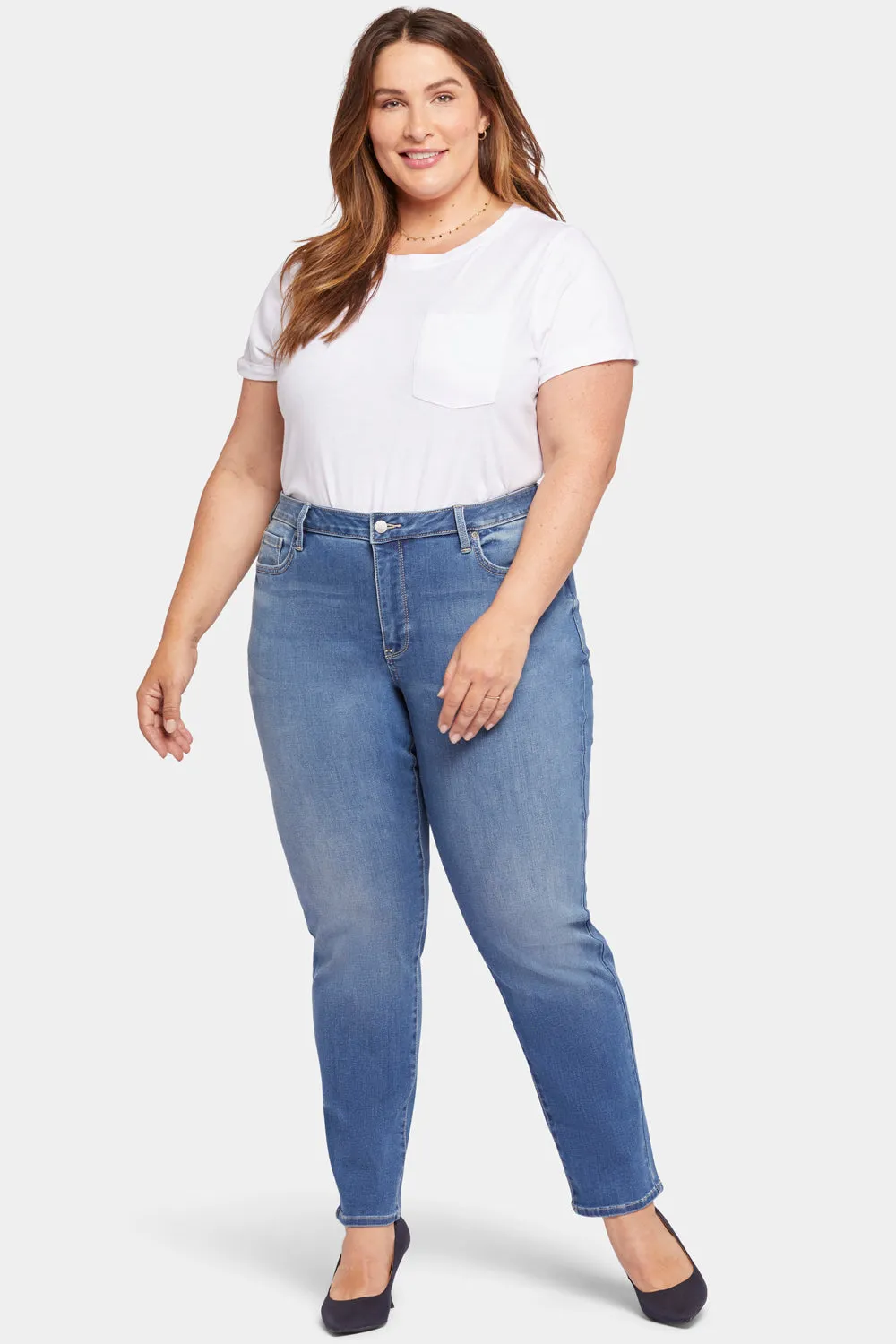 Relaxed Slender Jeans In Plus Size - Lovesick sold by NYDJ product image thumbnail 4